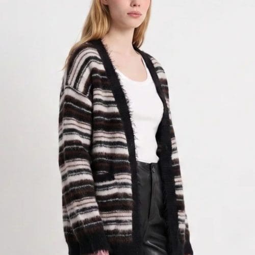 cardigan loraura noir Artlove