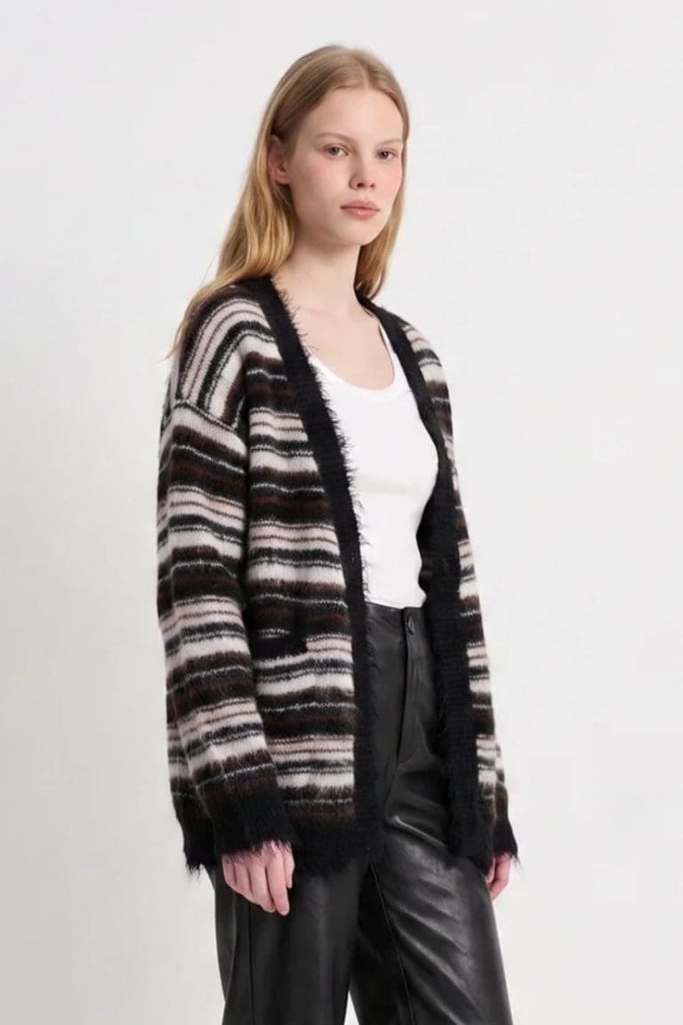 cardigan loraura noir Artlove