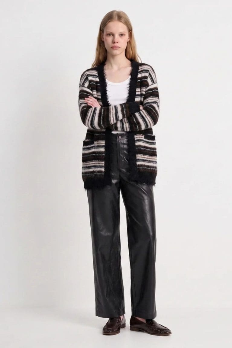cardigan loraura noir Artlove