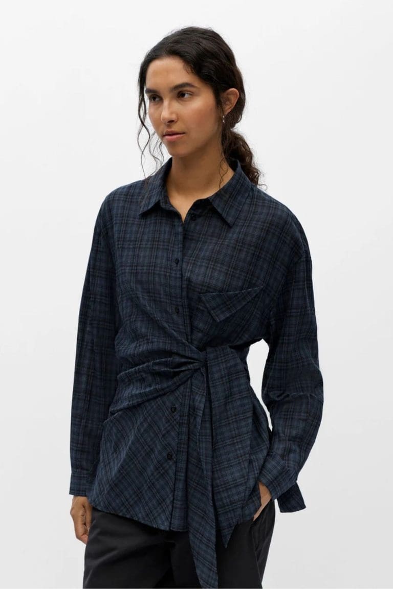 chemise objmalua bleu marine object