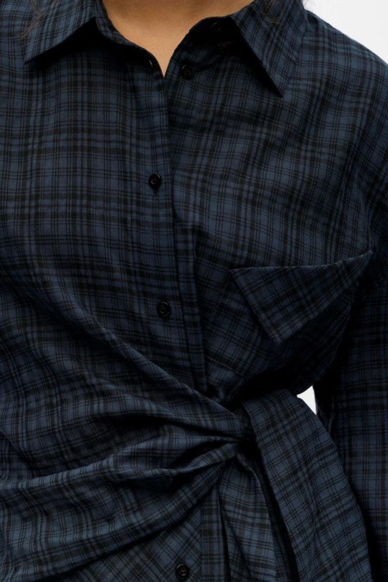 chemise objmalua bleu marine object