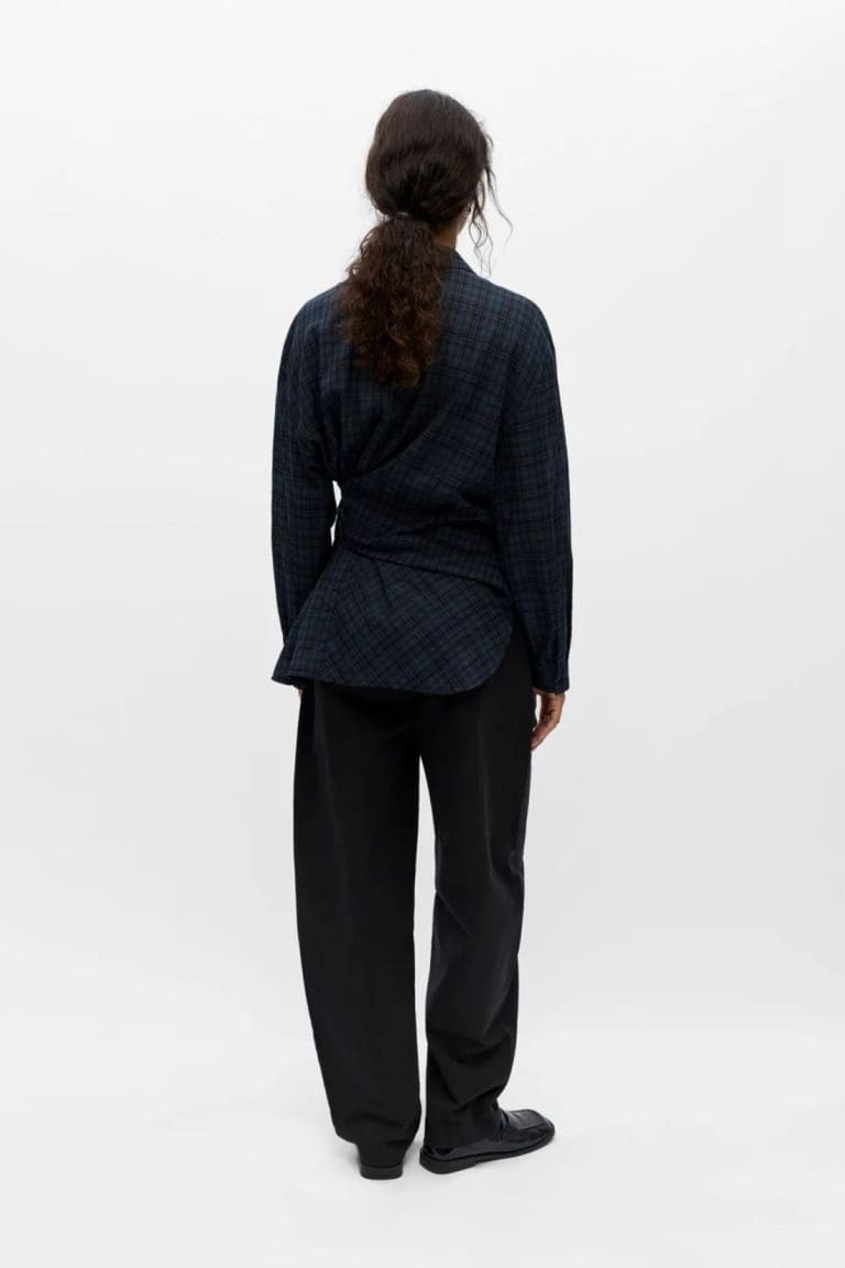 chemise objmalua bleu marine object