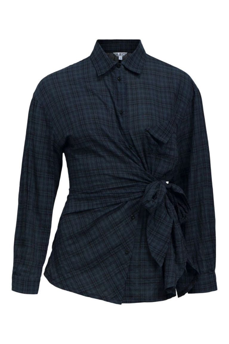 chemise objmalua bleu marine object