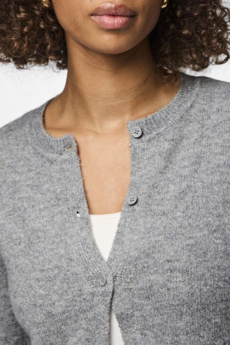gilet pcmalou gris Pieces