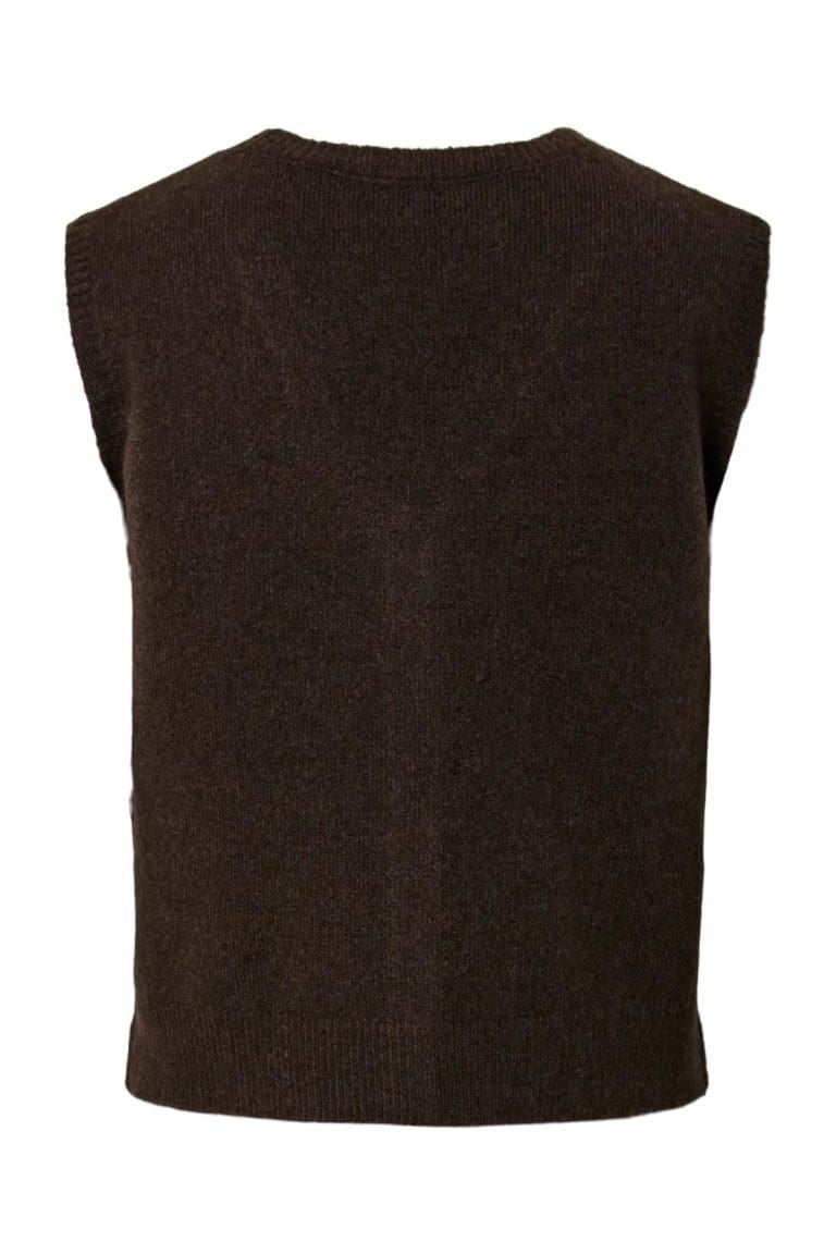 gilet pcsally marron Pieces
