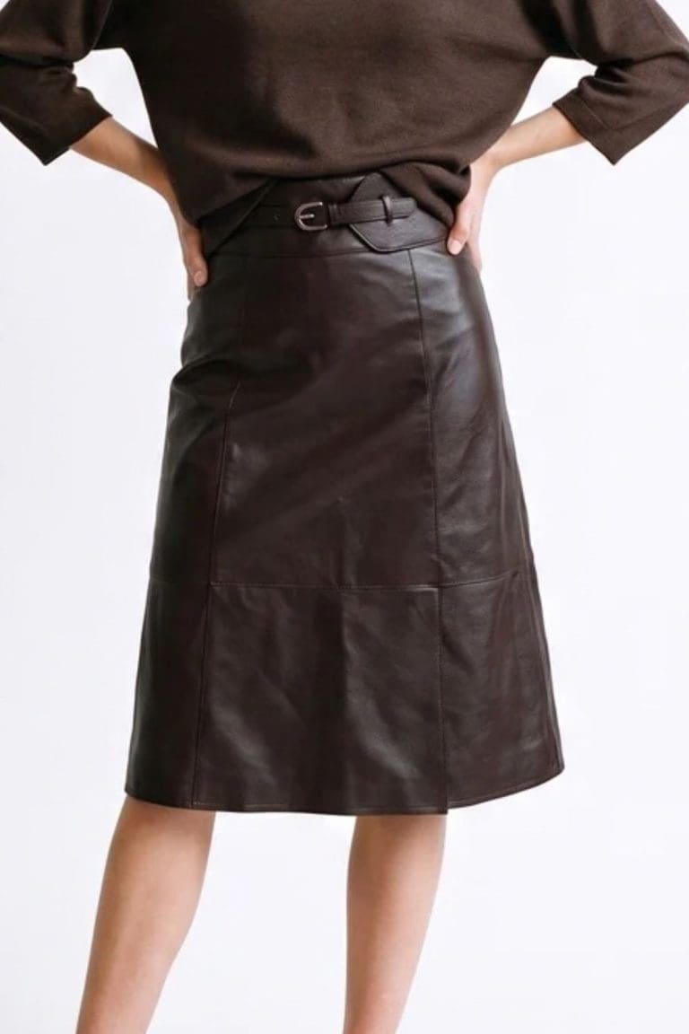 jupe clera marron Artlove