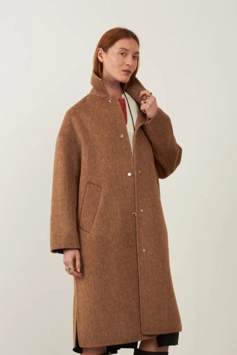 manteau cambridge camel minuit douze