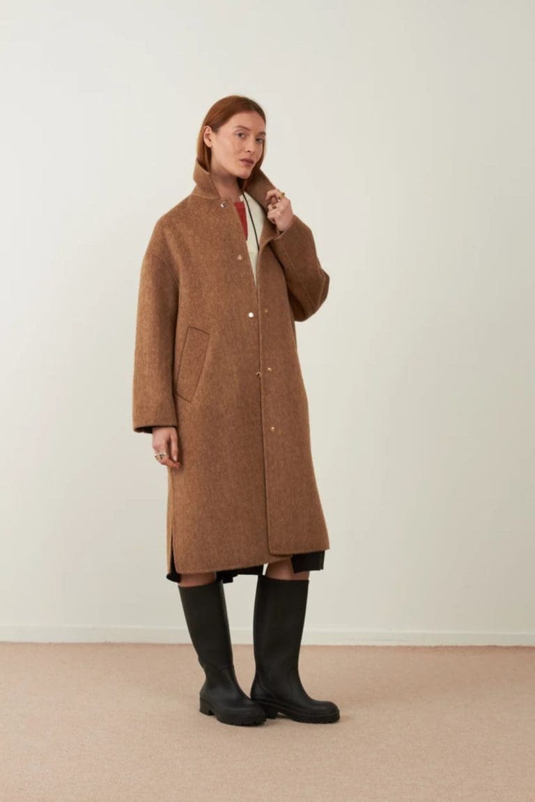manteau cambridge camel minuit douze
