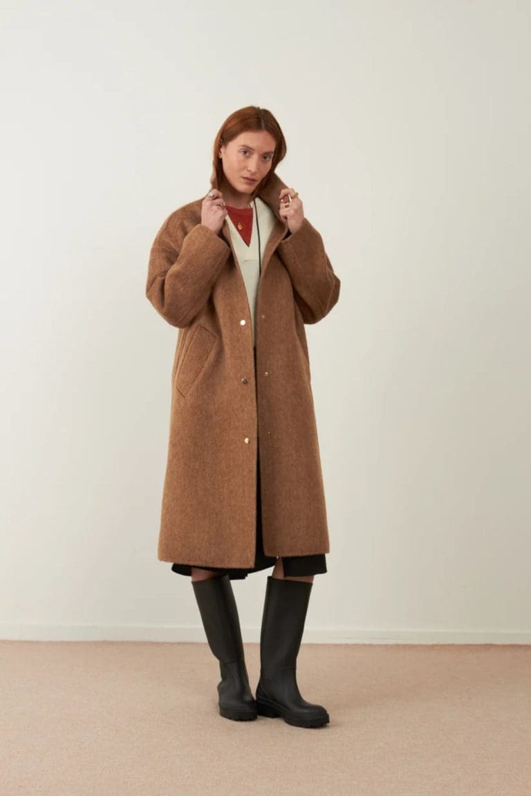 manteau cambridge camel minuit douze
