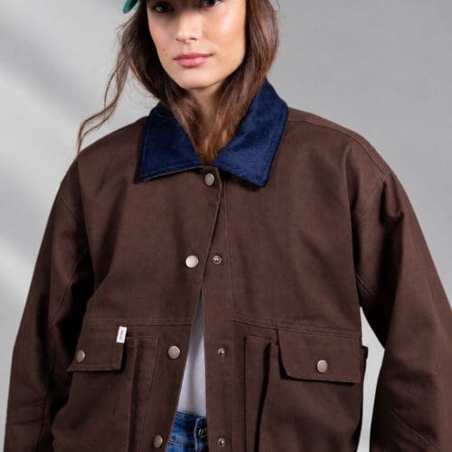 manteau gaetan marron Laureplusmax