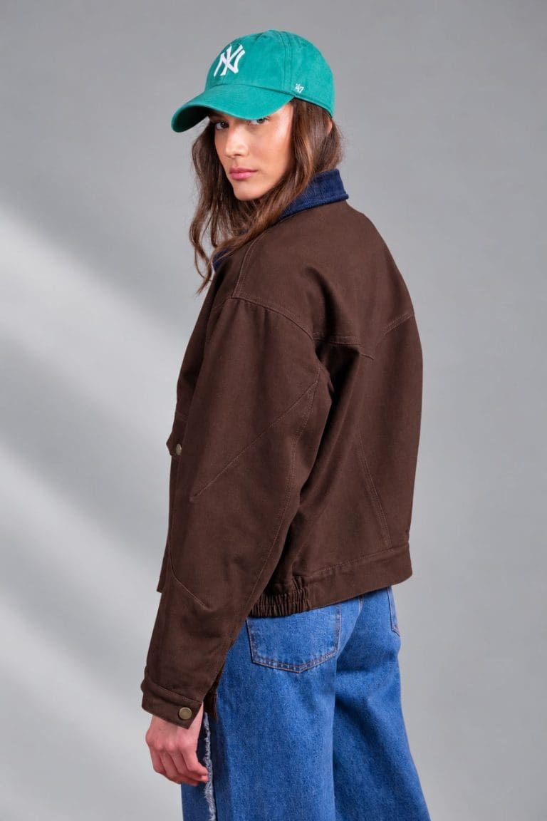 manteau gaetan marron Laureplusmax