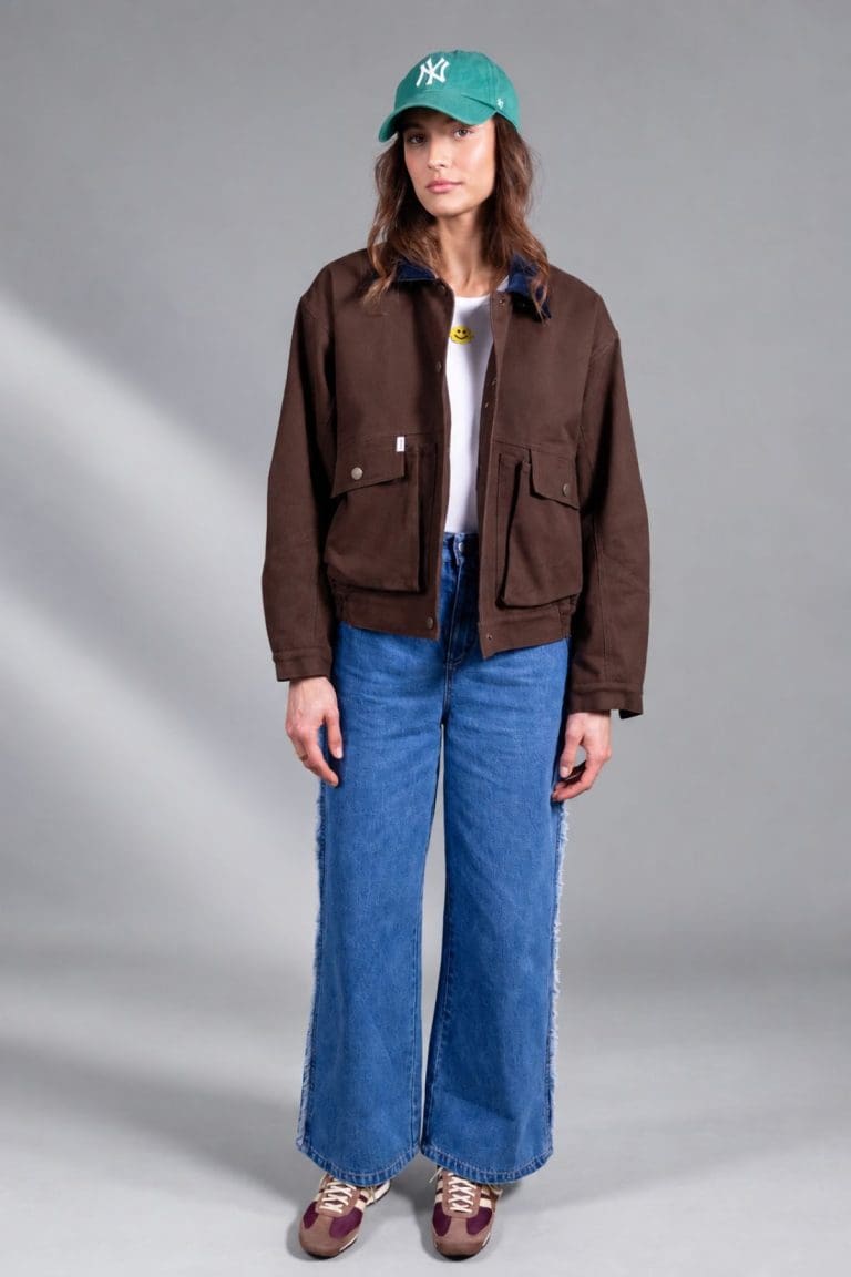 manteau gaetan marron Laureplusmax