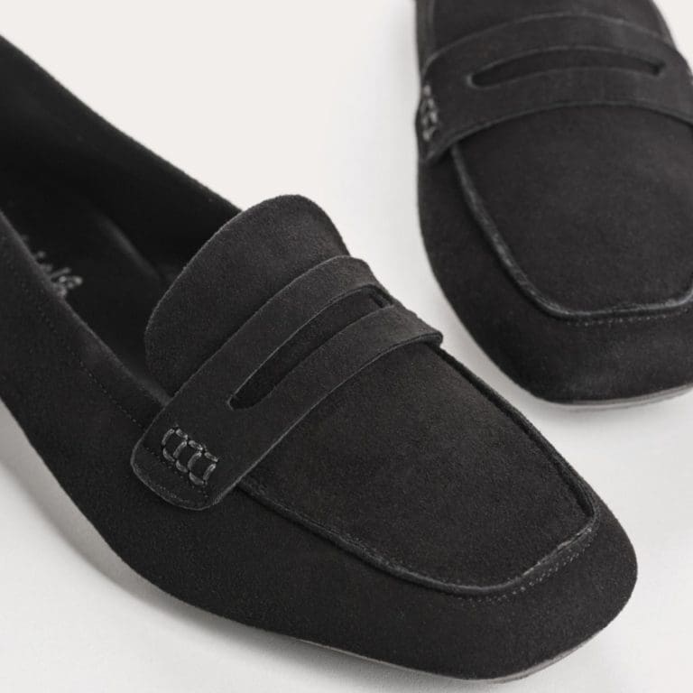 mocassin hema noir Reqins