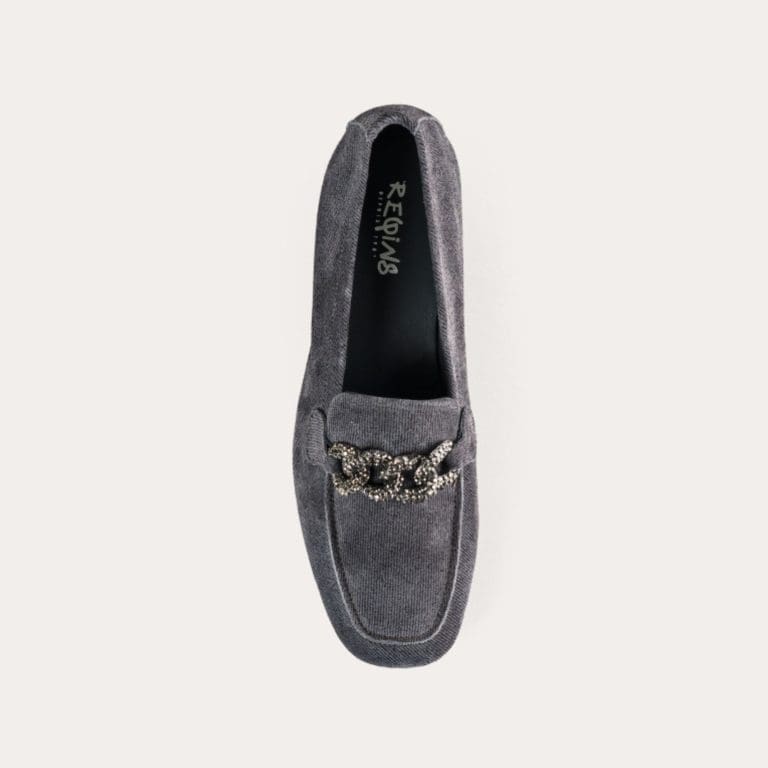 mocassin holding h67 gris anthracite Reqins