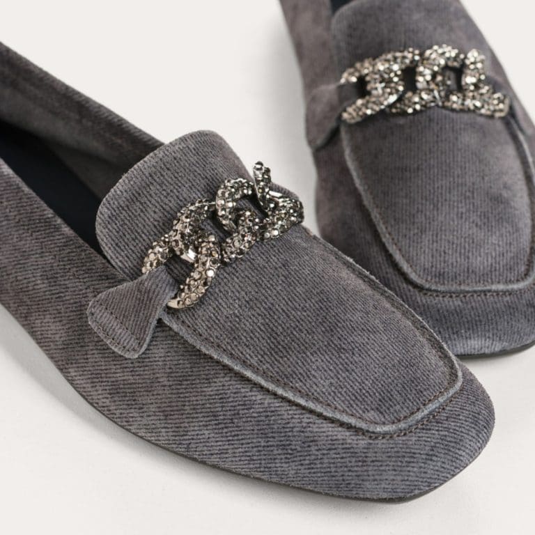 mocassin holding h67 gris anthracite Reqins