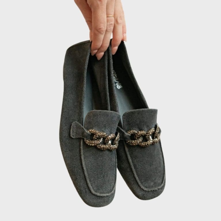 mocassin holding h67 gris anthracite Reqins