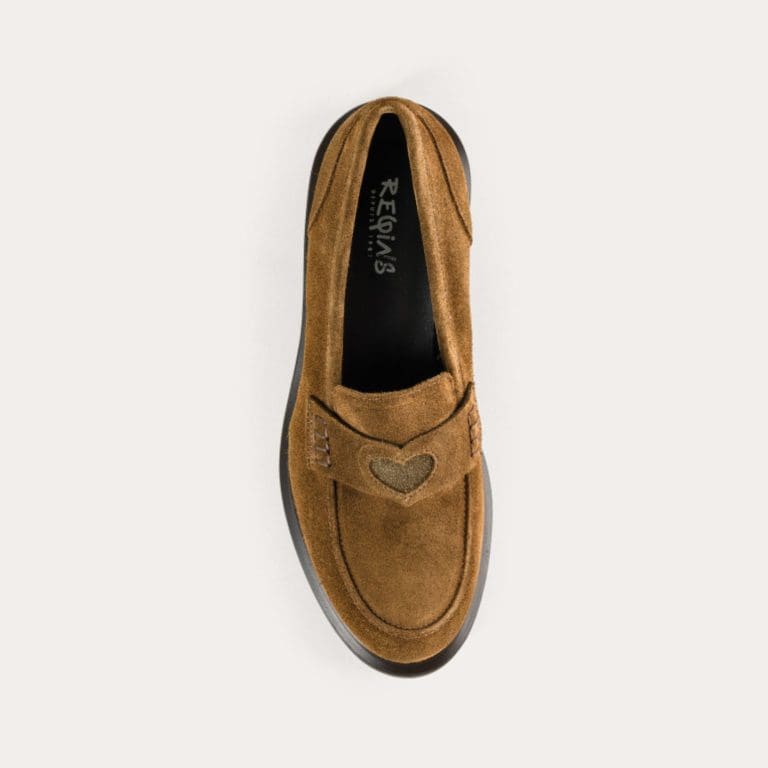 mocassin jack marron Reqins