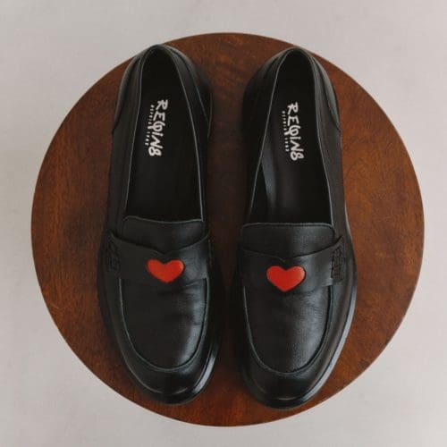 mocassin jack noir Reqins