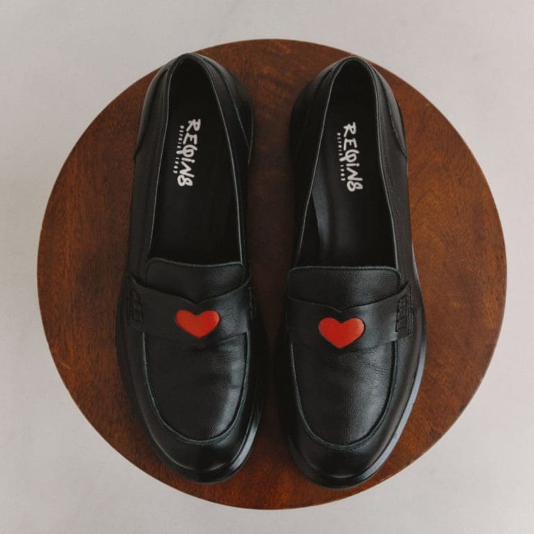 mocassin jack noir Reqins