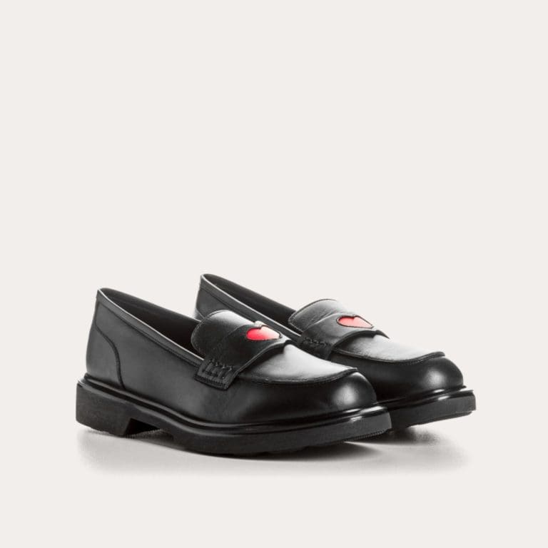 mocassin jack noir Reqins