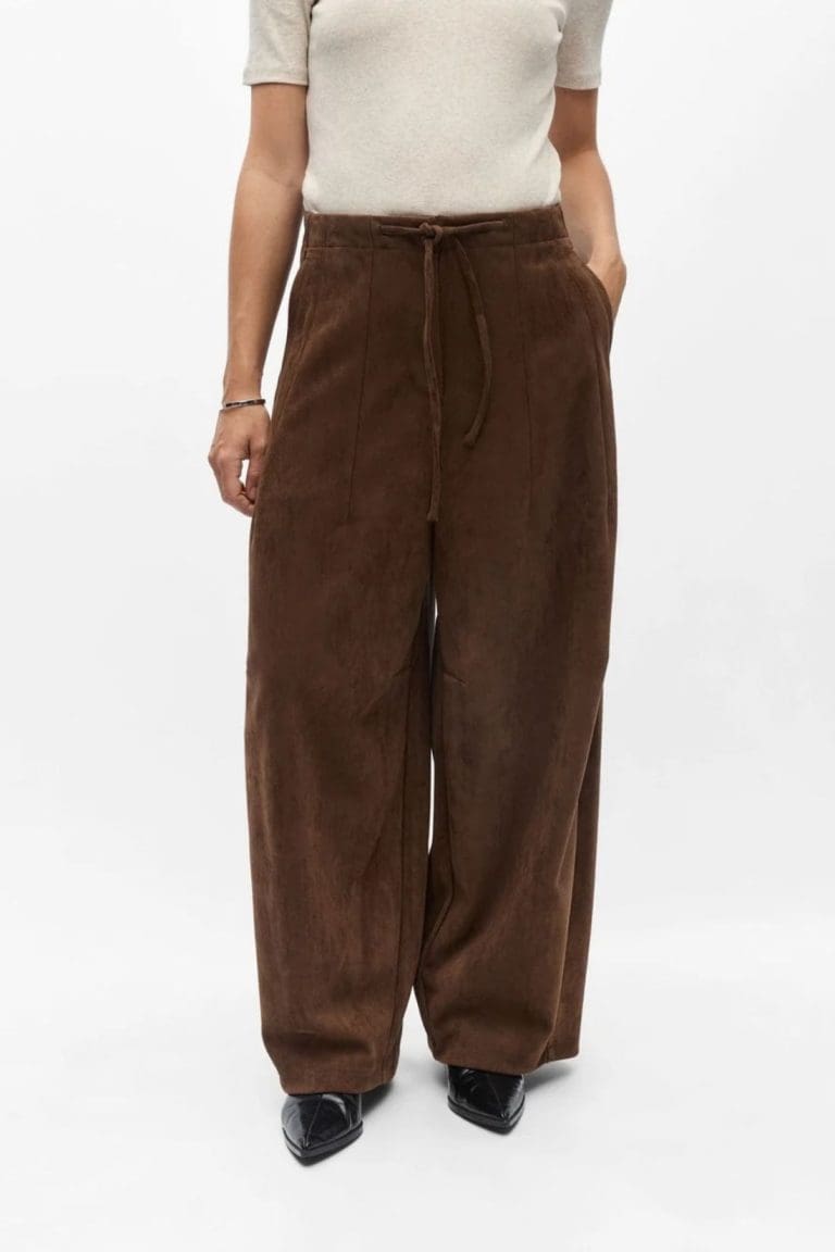 pantalon barrel objd marron object