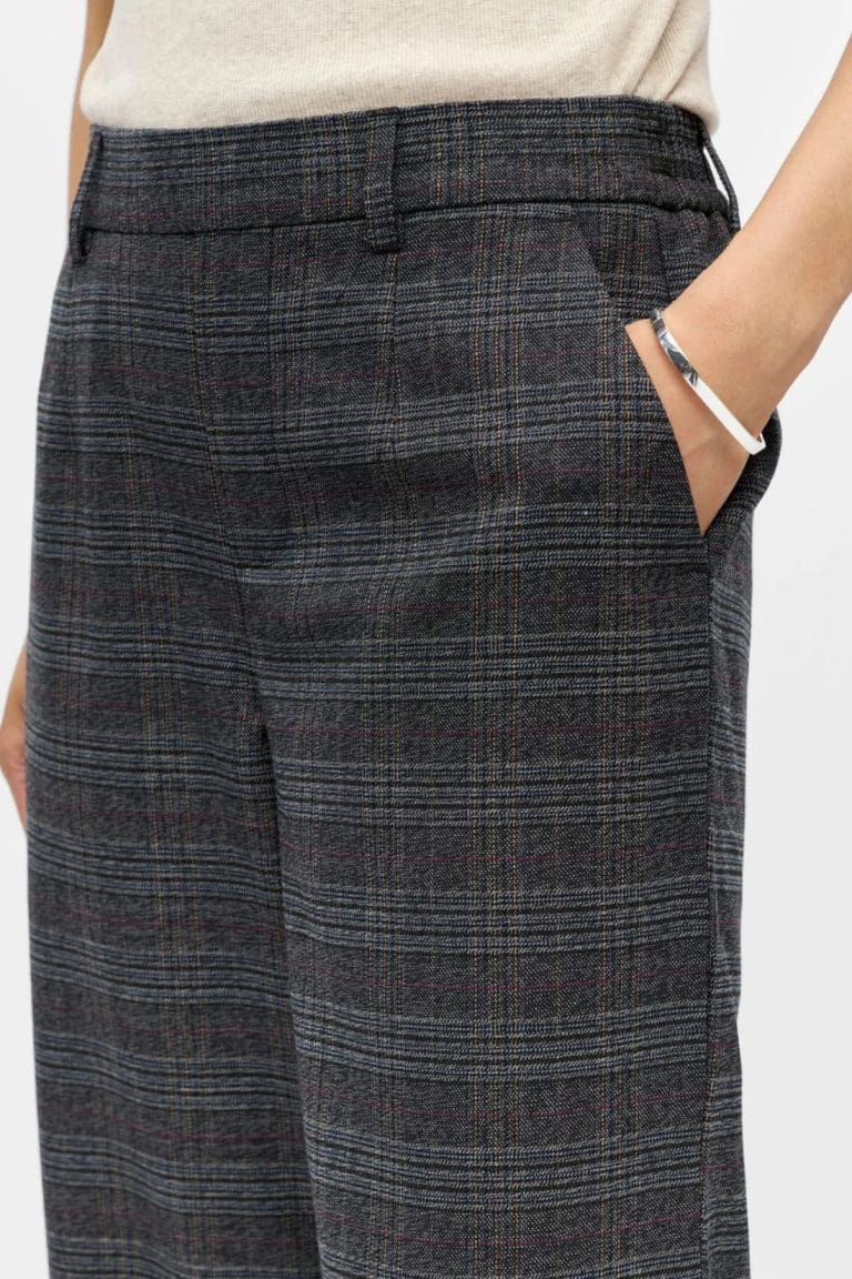 pantalon objlisa gris carreaux object