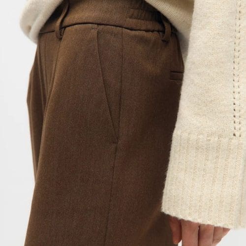 pantalon objlisa marron object