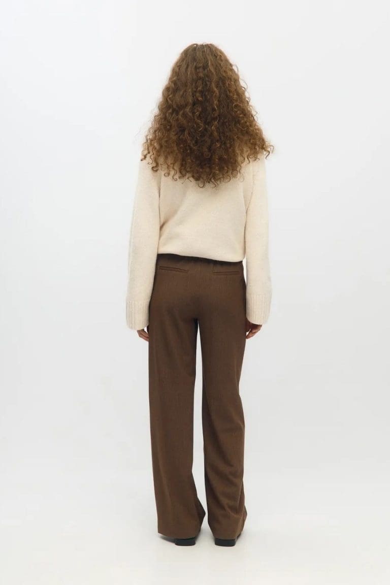pantalon objlisa marron object