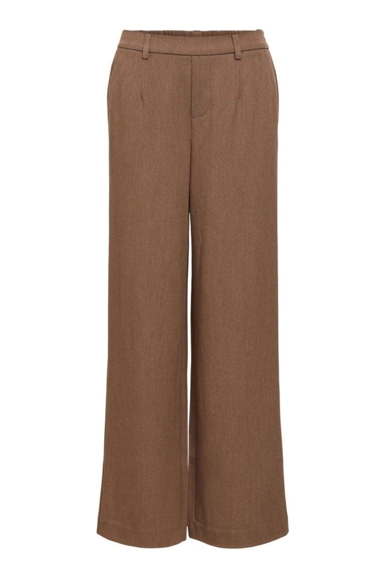 pantalon objlisa marron object