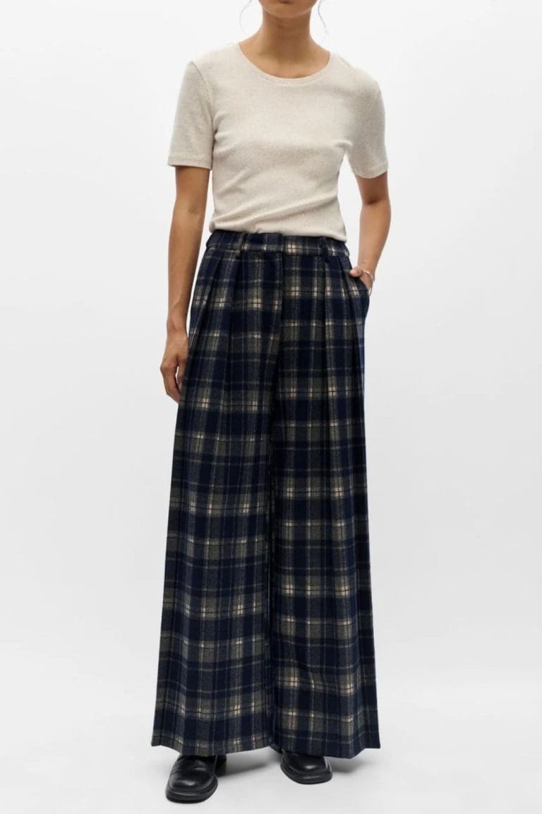 pantalon objthelma bleu marine object