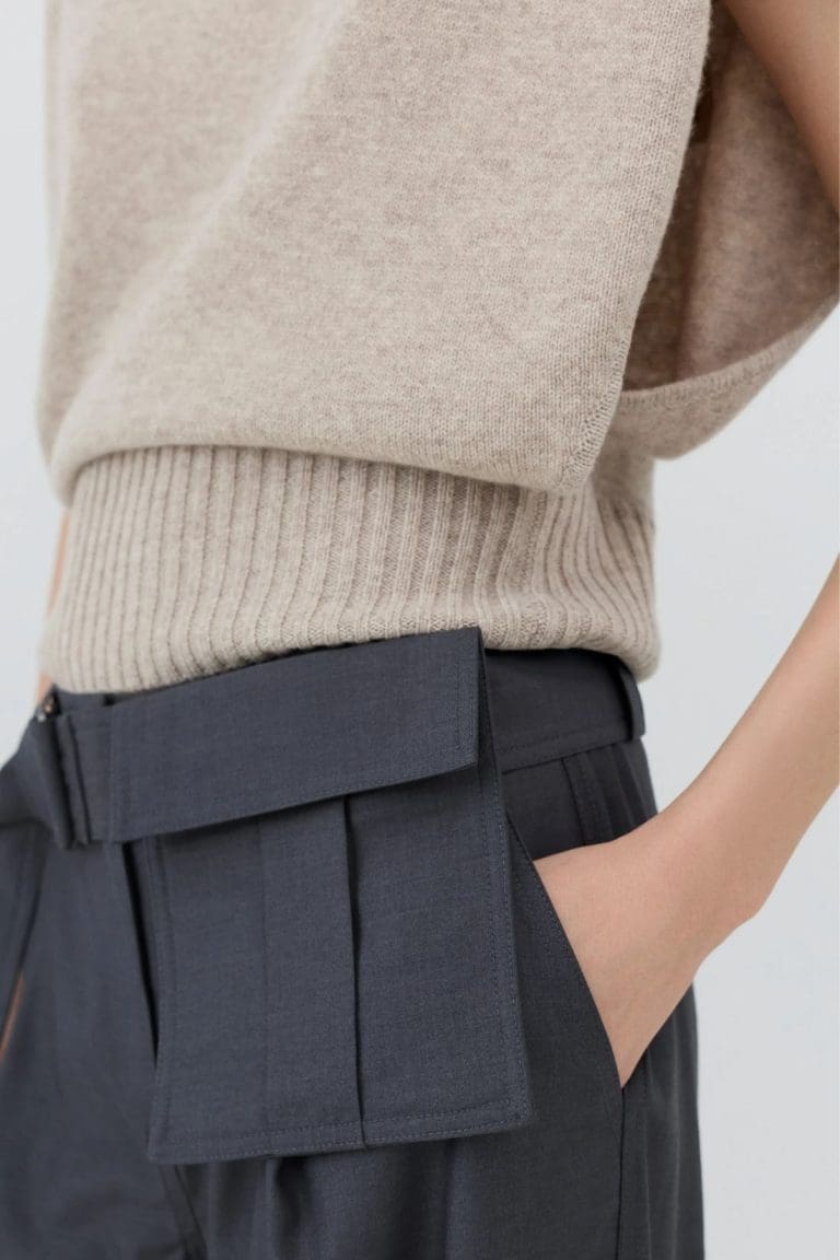 pull roucleo beige rouge edit