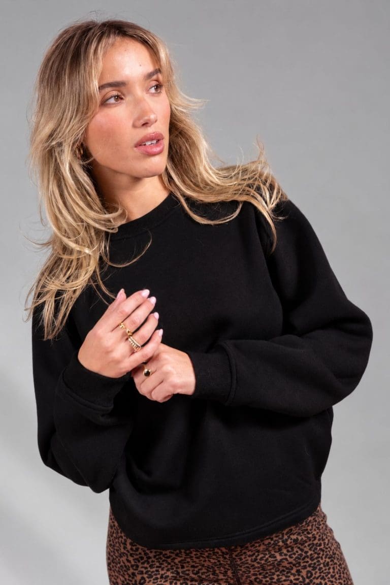 sweat nathalie noir Laureplusmax