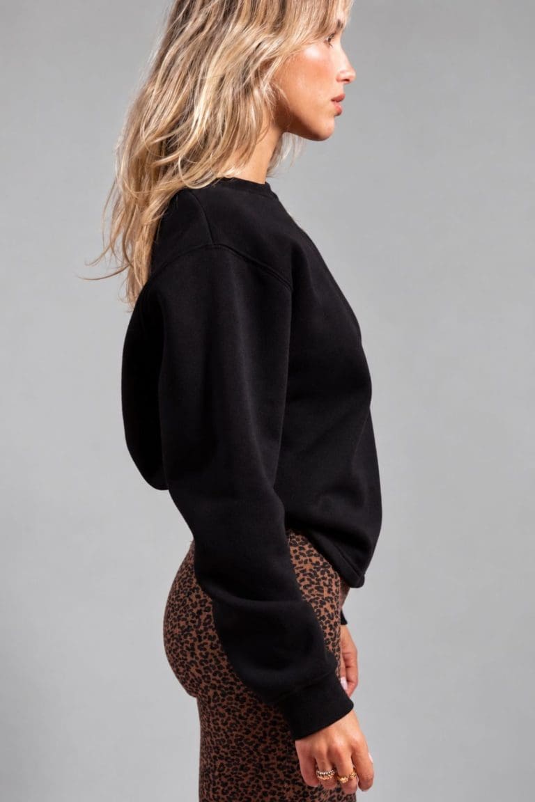 sweat nathalie noir Laureplusmax