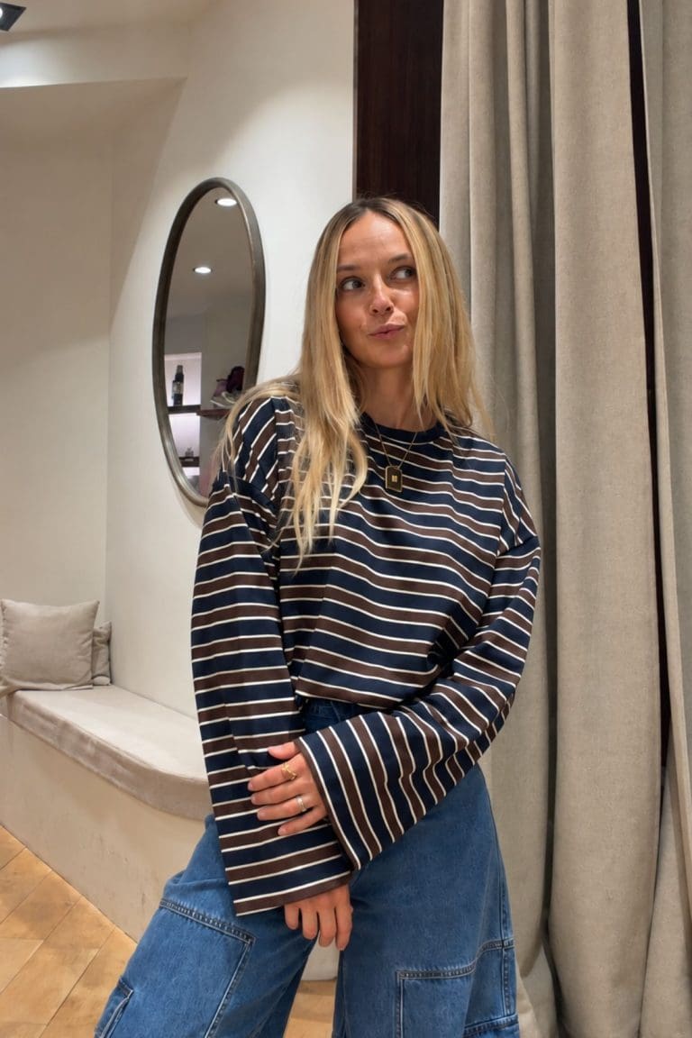 tshirt melanie bleu marine outremesure