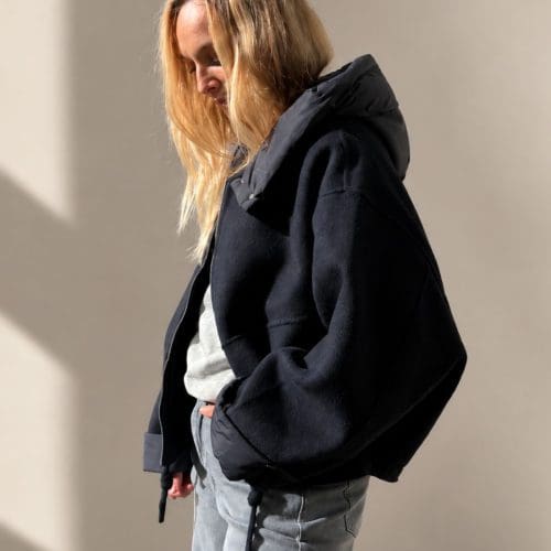 veste charly bleu marine outremesure