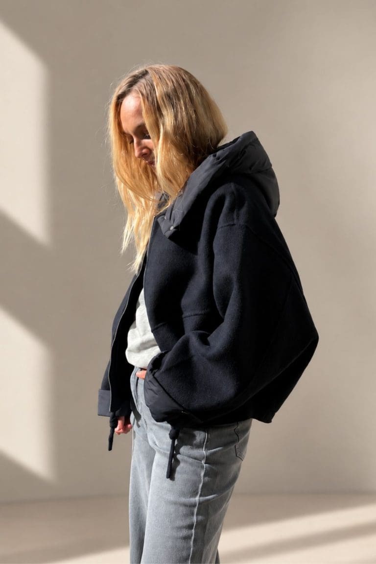 veste charly bleu marine outremesure