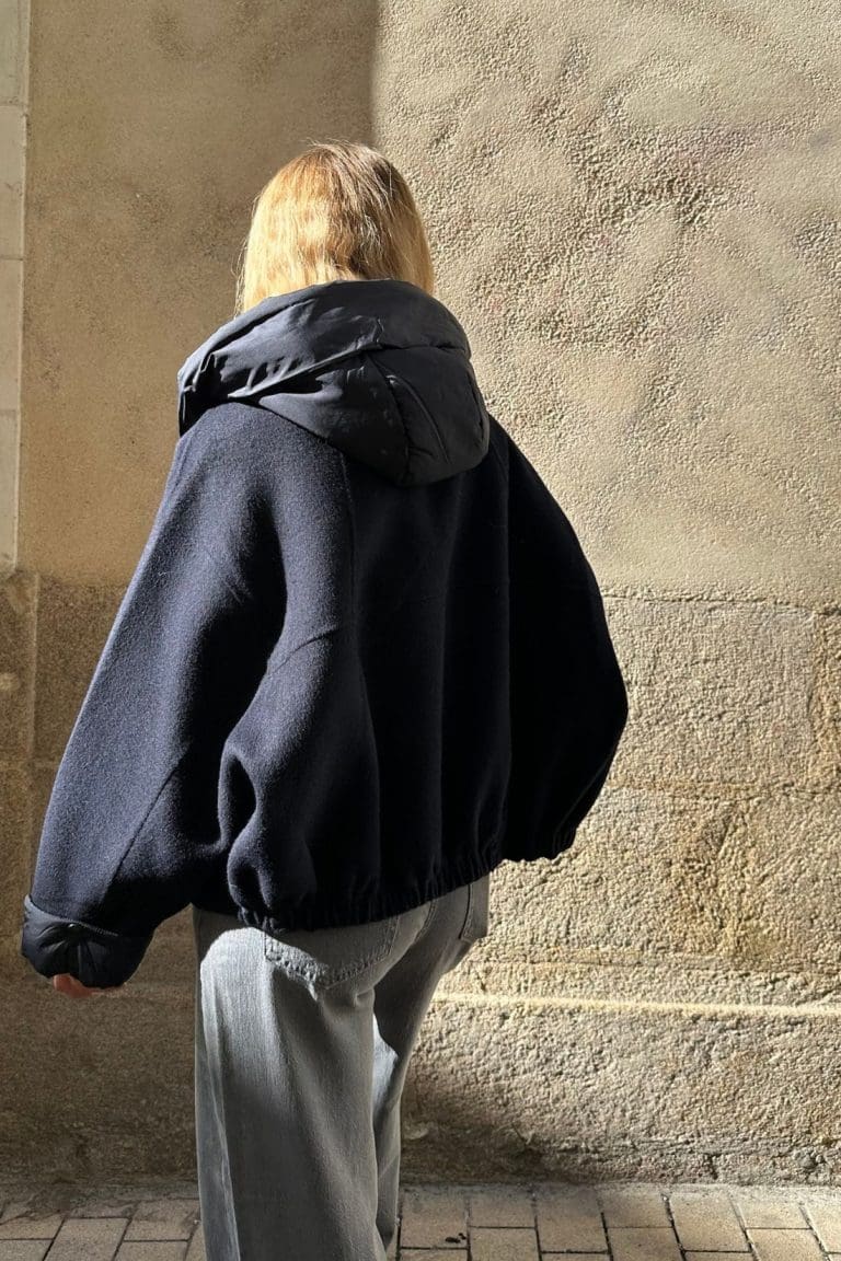 veste charly bleu marine outremesure