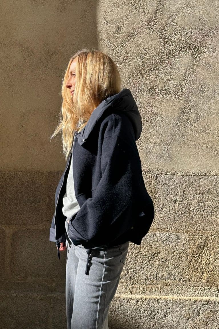 veste charly bleu marine outremesure