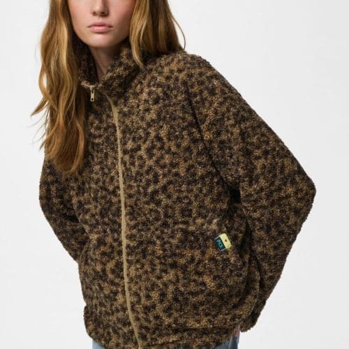 veste teddy pckatty léopard Pieces