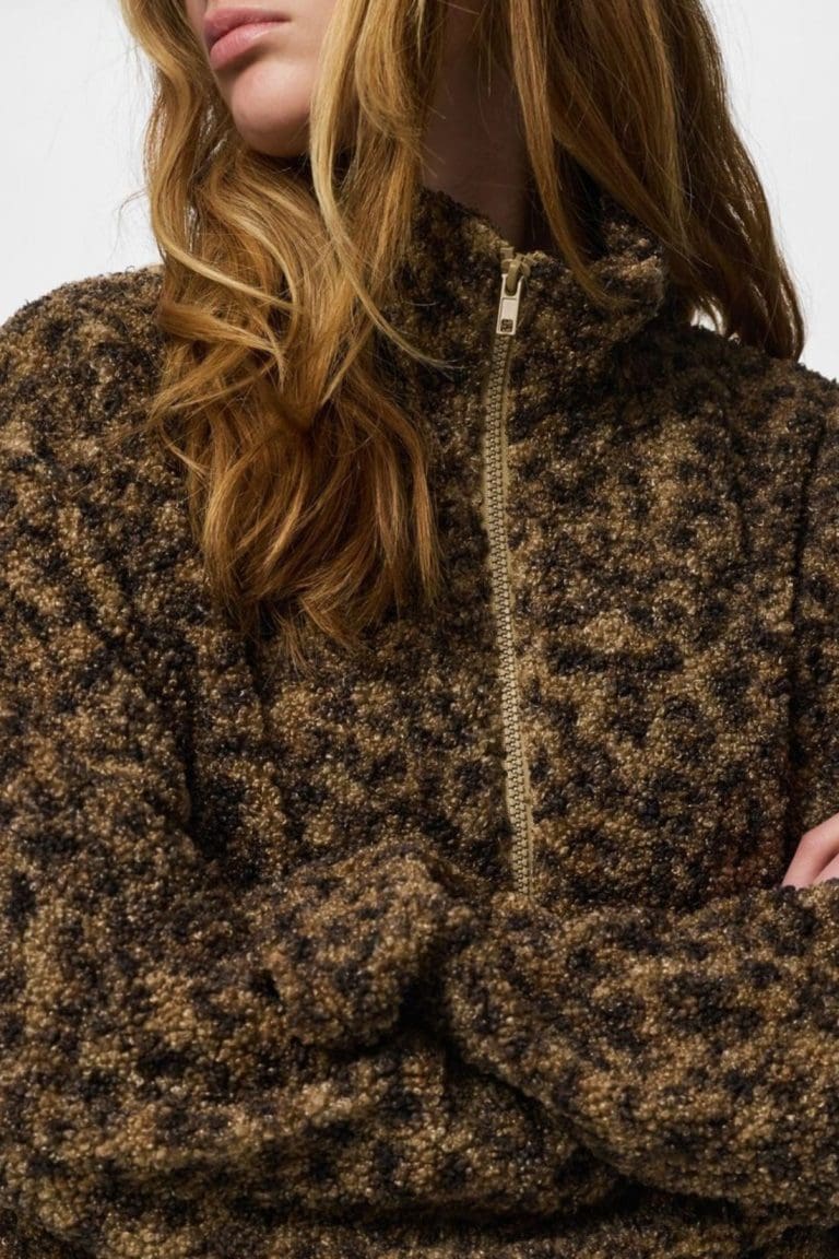 veste teddy pckatty léopard Pieces