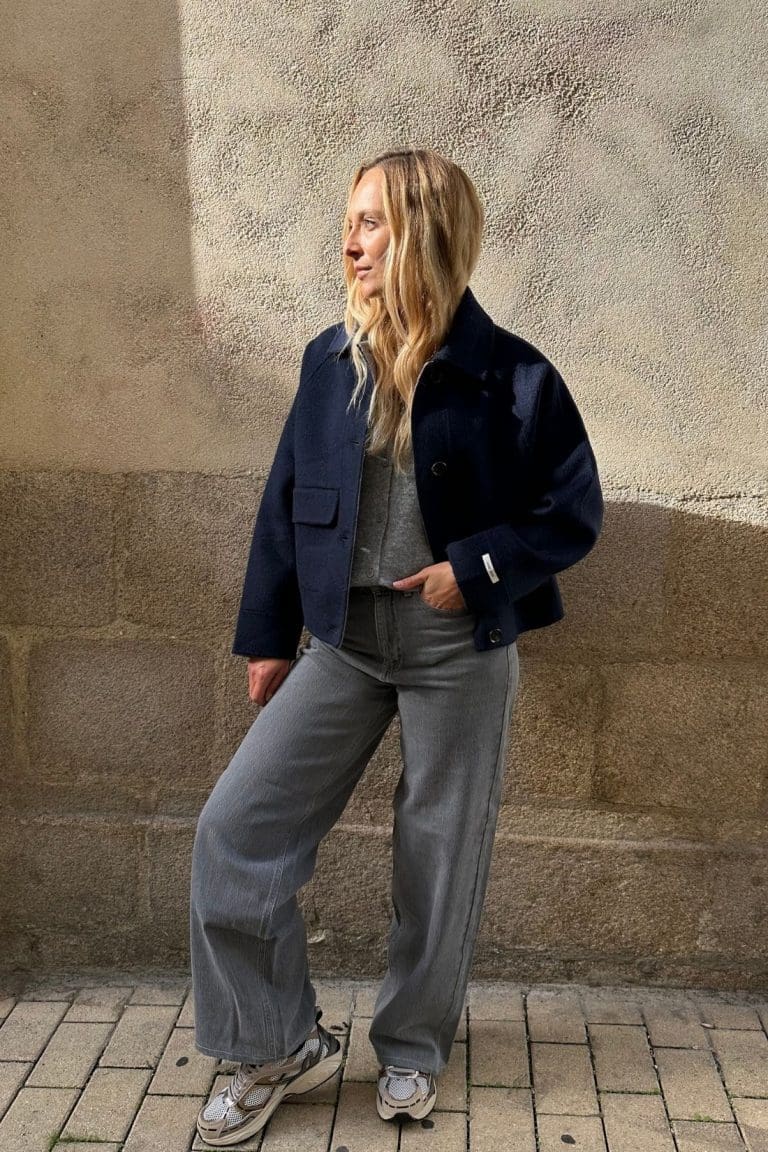veste telma bleu marine outremesure