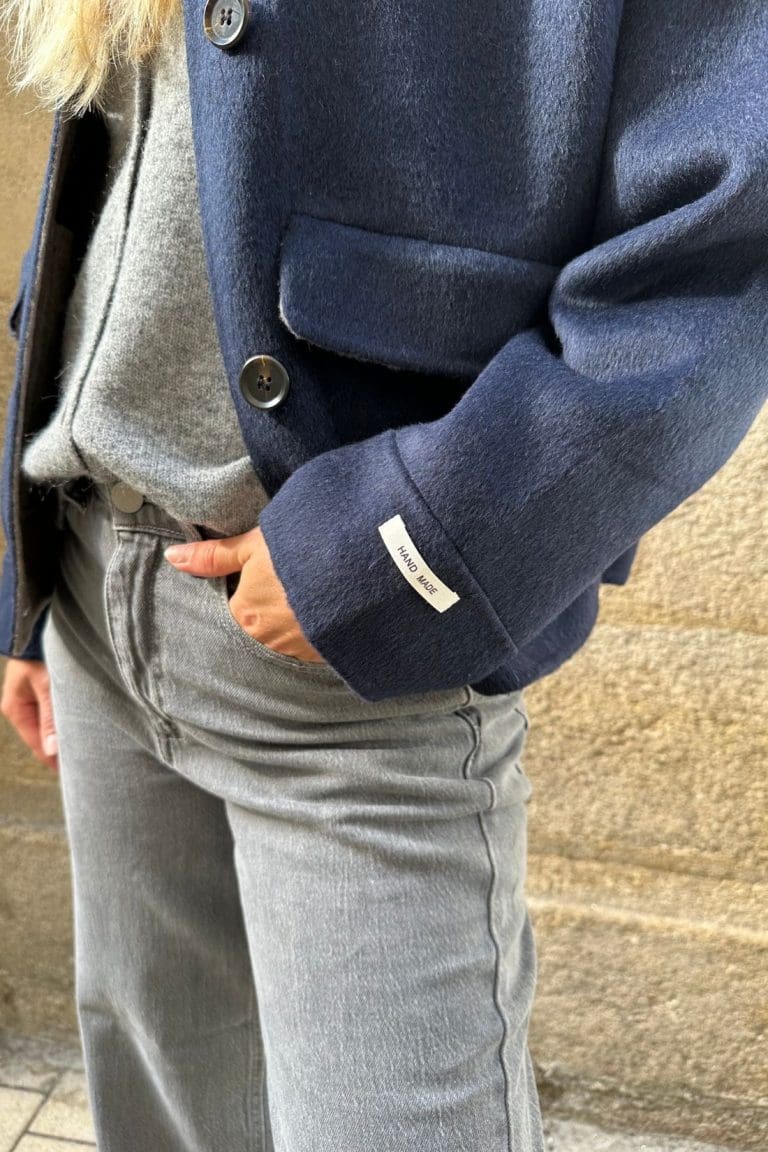 veste telma bleu marine outremesure