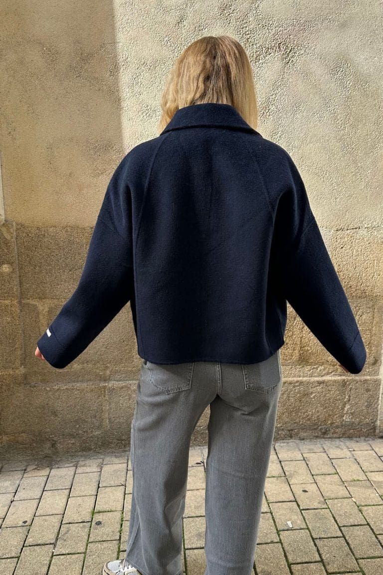 veste telma bleu marine outremesure