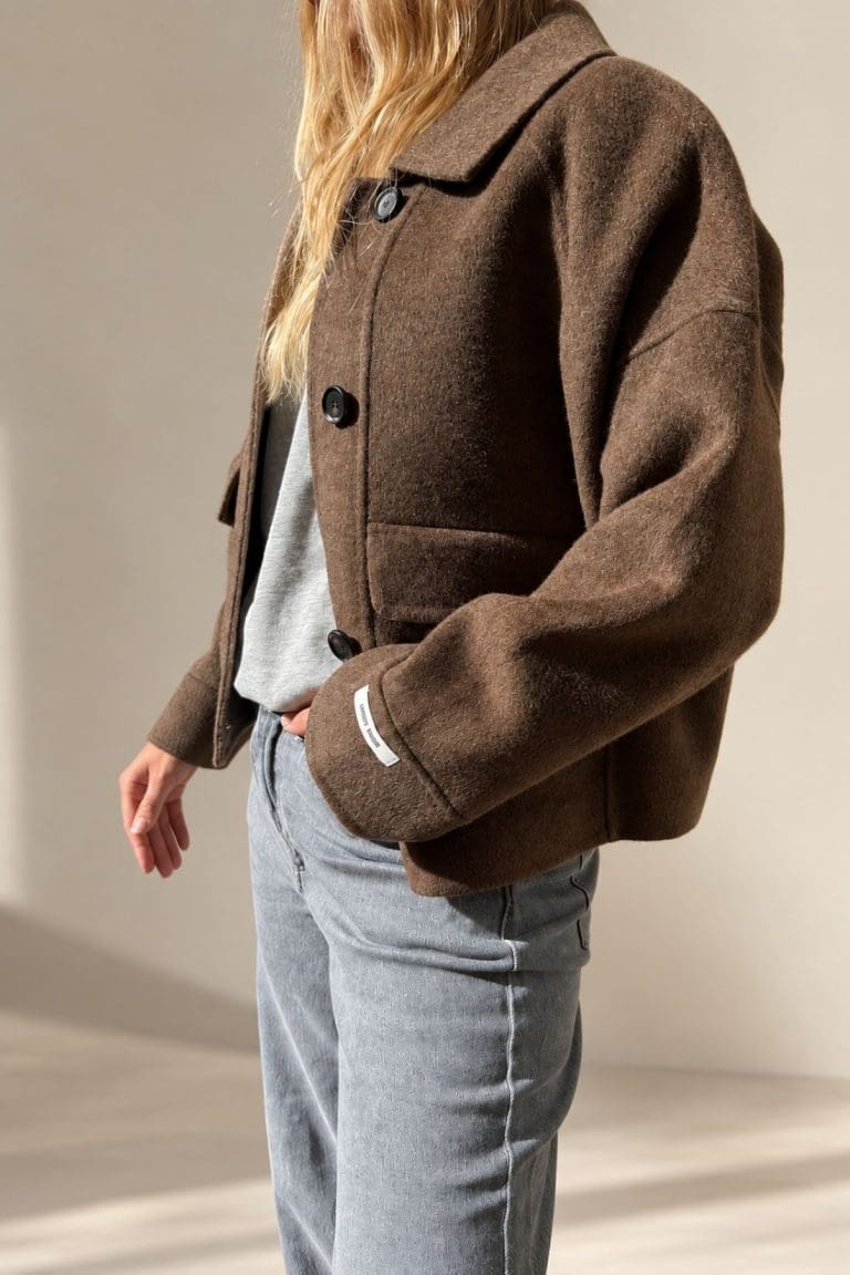 veste telma marron outremesure
