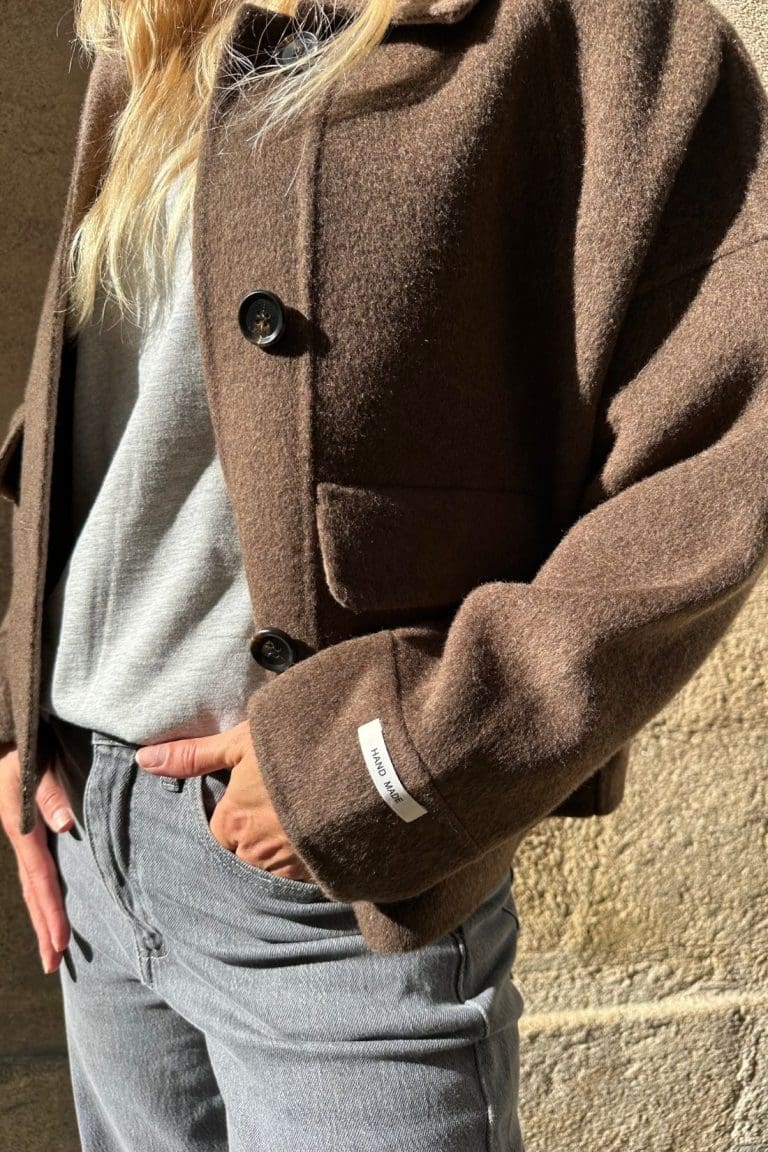veste telma marron outremesure