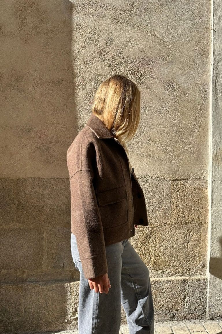 veste telma marron outremesure