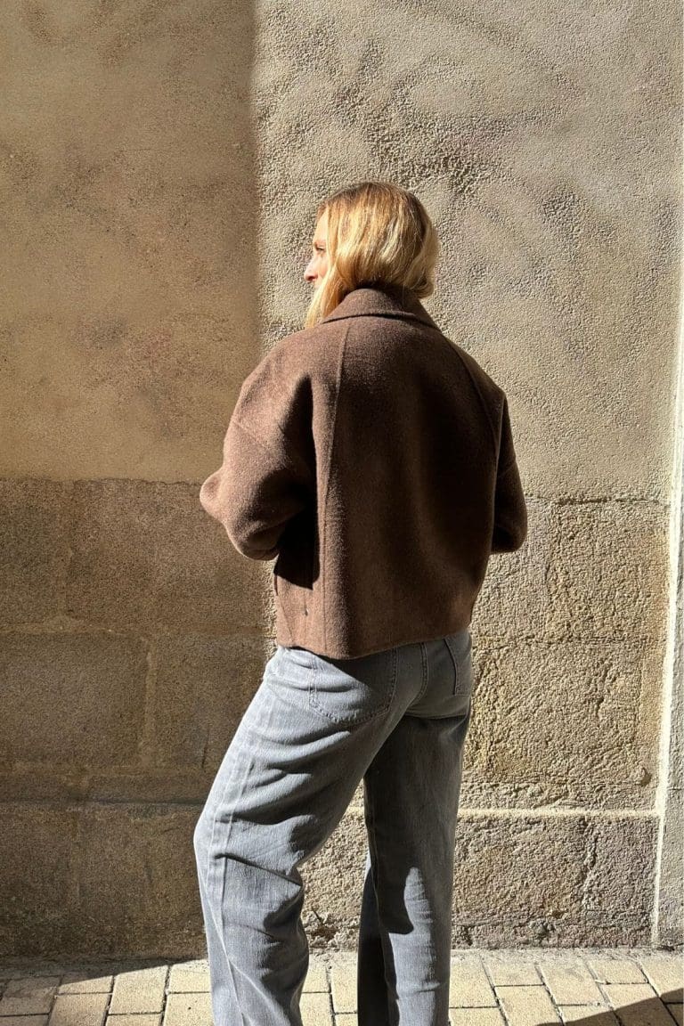 veste telma marron outremesure