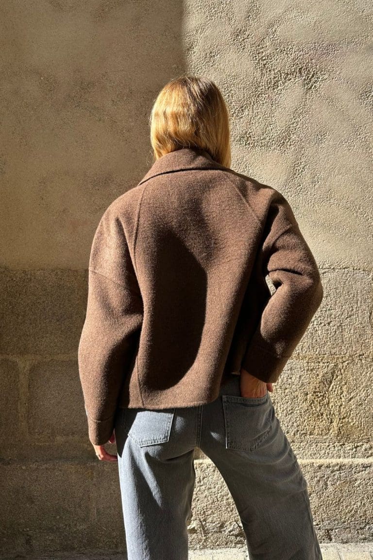 veste telma marron outremesure
