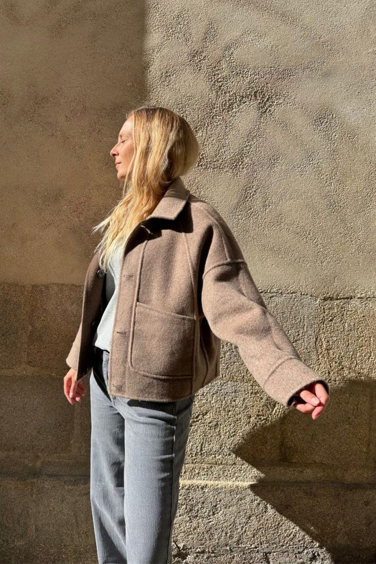 veste telma marron outremesure