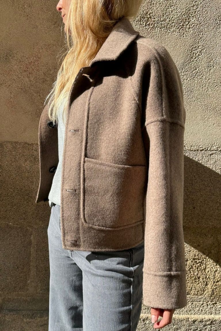 veste telma marron outremesure